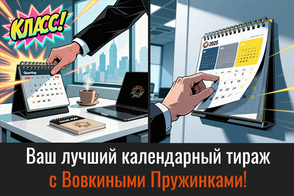 Пружины для календарей «Вовкины пружинки»